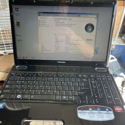 Toshiba Satellite Laptop Windows 7