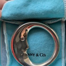Tiffany man in the moon baby rattle