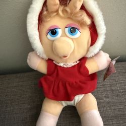 NWT Muppet Babies - McDonald's Missy Piggy 10”1988 Plush *Read*