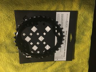 34t Absolute Black Oval Chaining BCD