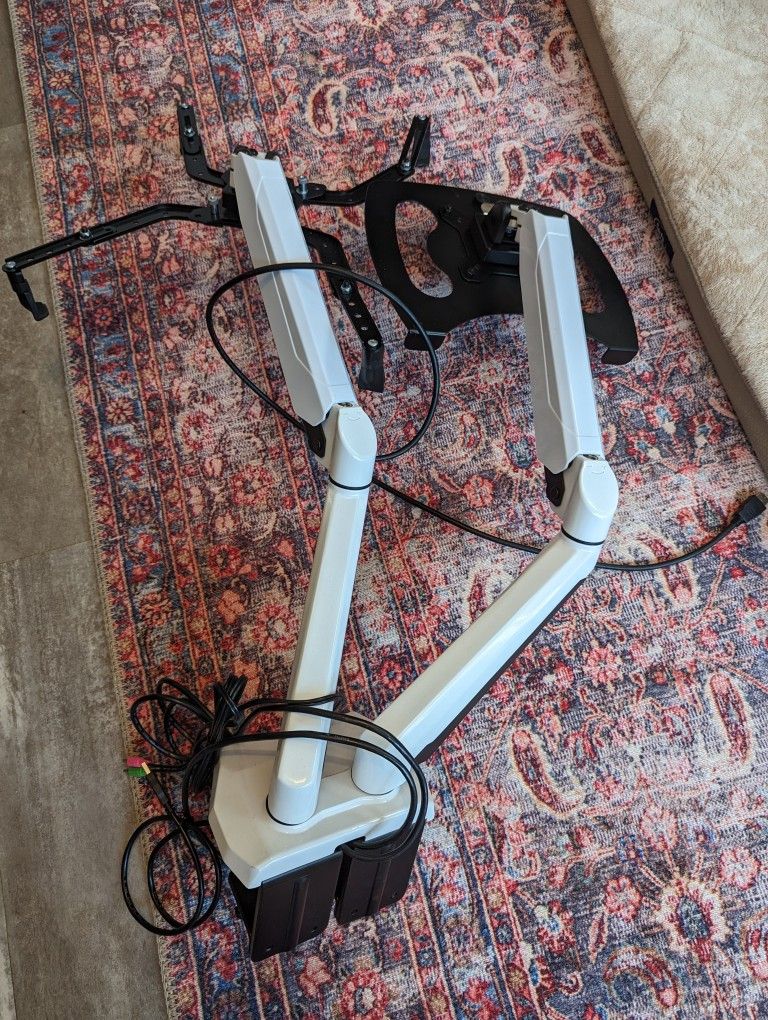 Dual Monitor & Laptop Gas Spring Mount