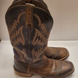 Ariat Men's Tycoon Driver Square Toe Western Boots Navy/Brown Size 10D