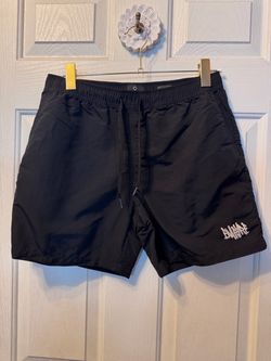 Empyre Black Nylon Shorts Size Small