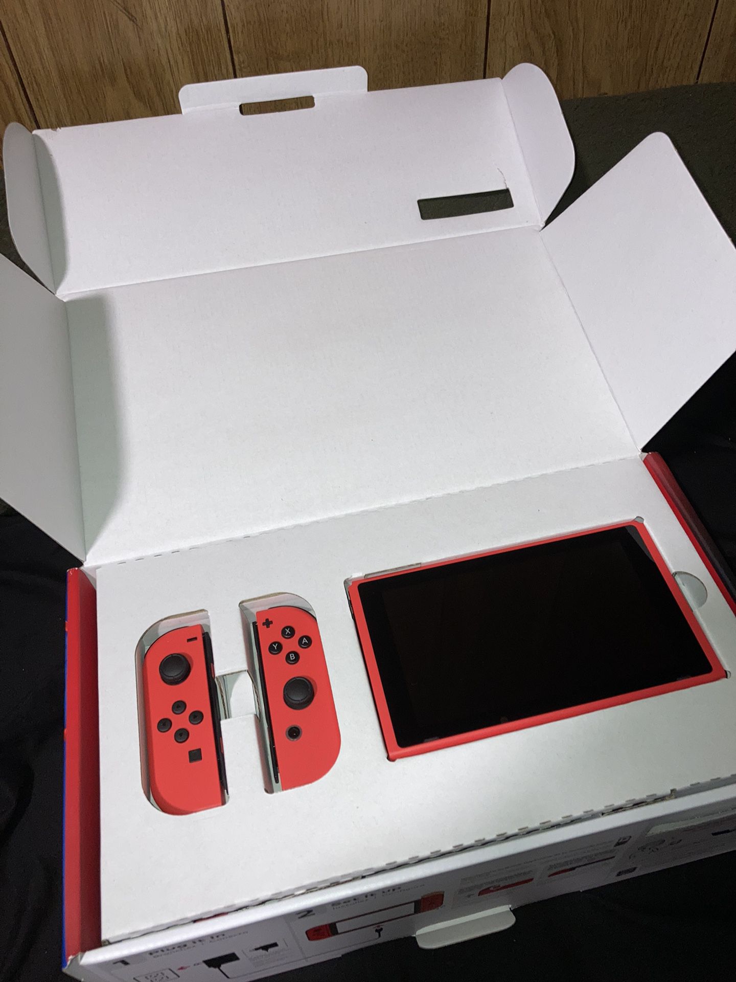 Red Nintendo switch