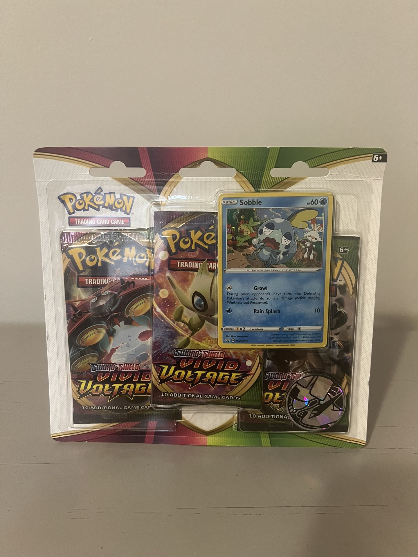 Pokemon TCG Vivid Voltage Blister 3 Booster pack 1 Promo card