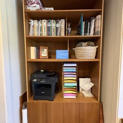 4 Custom Cherry Office Cabinets B. O. MUST GO