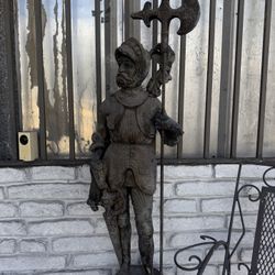 52” Conquistador Guard Statue 2 Of The