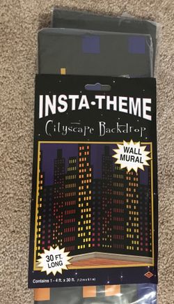 Super hero back drop