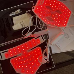LED Face & Neck Red Light Masks