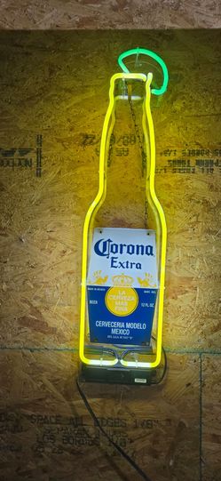 Large Corona Bottle LED sign
