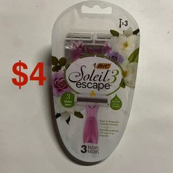 Bic Soleil 3 Escape Disposable Shave 🪒 