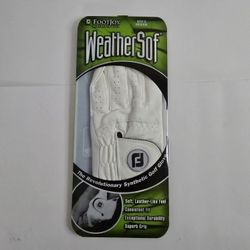 NEW FootJoy WeatherSof Men's Golf Glove Medium LH Left Hand Soft Grip Durable Fit