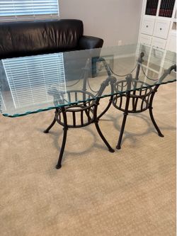 Tempered Glass Dining Table