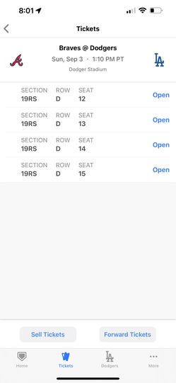 Dodgers Tickets