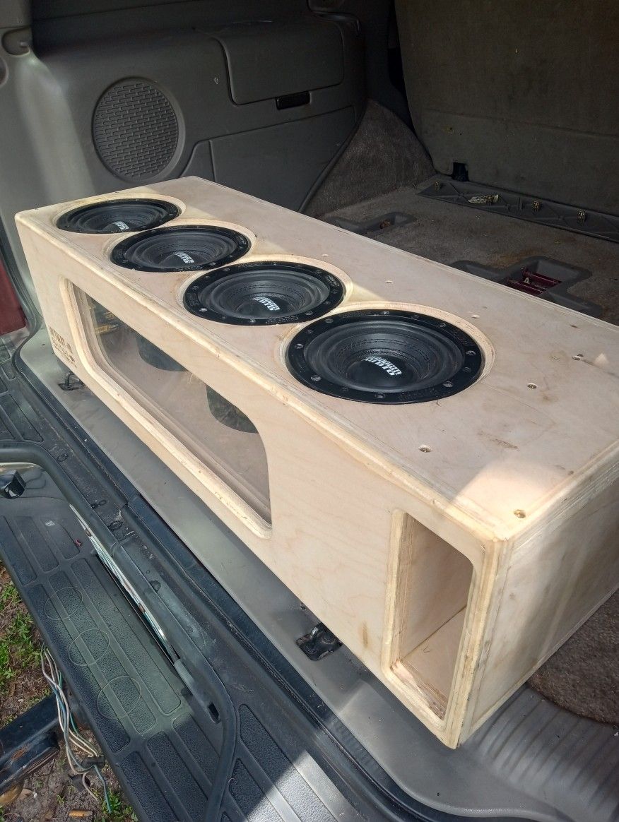 6.5" Sundown Subwoofers With Box