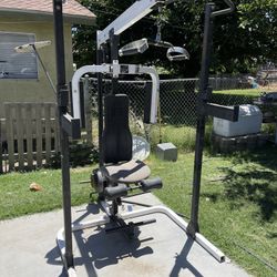 Power Rack With Cables.