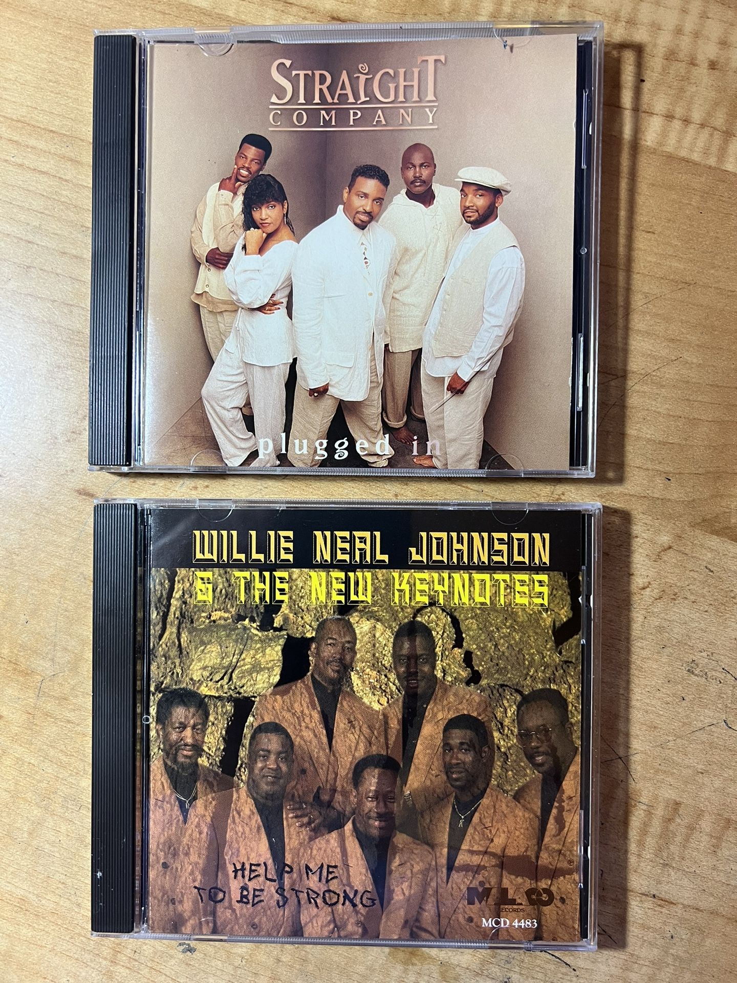 2 GOSPEL CD Willie Neal Johnson Keynotes & Straight Company Plugged In