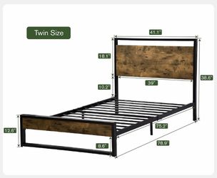 Twin size bedframe