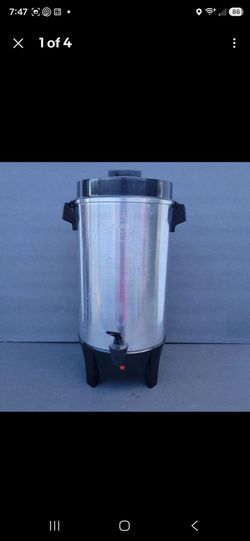 West Bend Coffee Percolator 12-42 Cup Party Perk Lg Capacity No. 58002