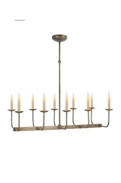 Linear Branched chandelier