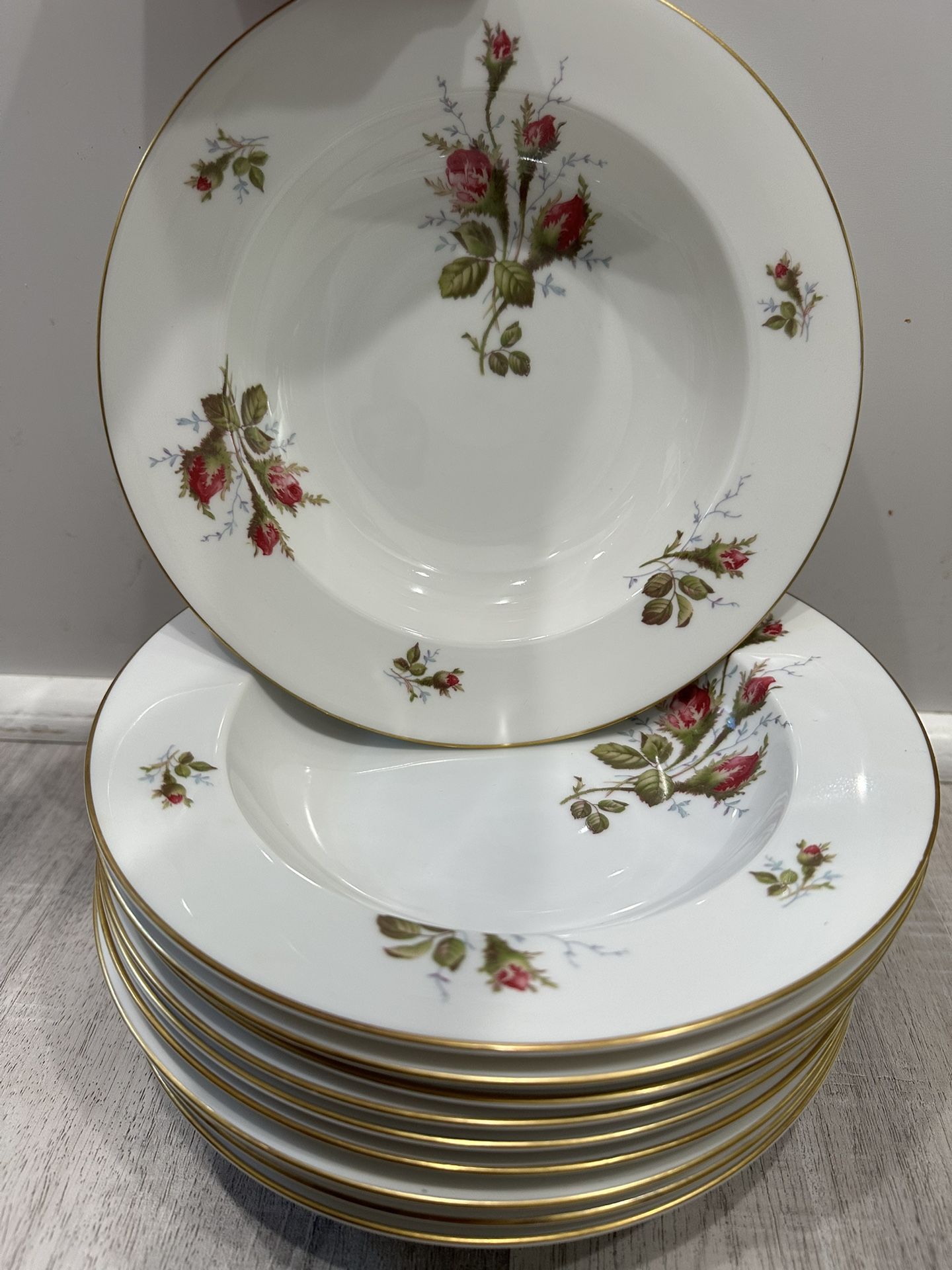 Rosenthal Germany Porcelain Soup Bowls / 10 Pieces