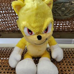 Build A Bear Super Sonic Hedgehog $30