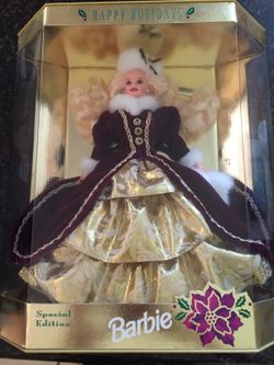 Special edition 1996 happy holidays collectors Barbie doll