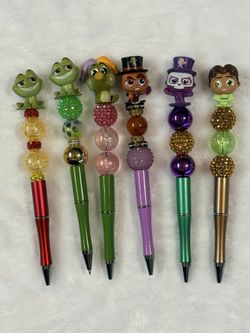 Disney Character Beaded Pens – Cute Handmade Style – $10 Each or Bundle Deal