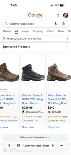 Salomon work shoes