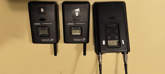 Azden 330upr and 35bt Wireless Mic