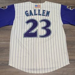 Arizona Diamondbacks Zac Gallen Alt Custom Creme/Purple Jersey Size Large 