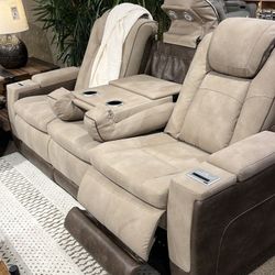 Power Recliner Sofa By Ashley 