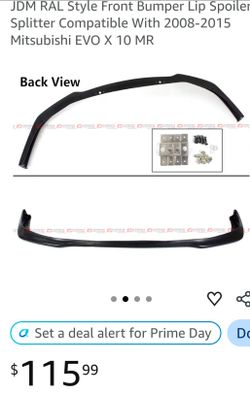 JDM RAL Style Front Bumper Lip Spoiler