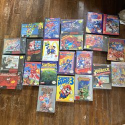 Lots of Retro Nintendo Nes Super Nintendo 