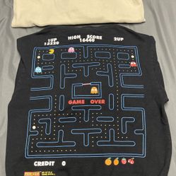 Pac-Man & Space Jam Hoodie - Size Medium