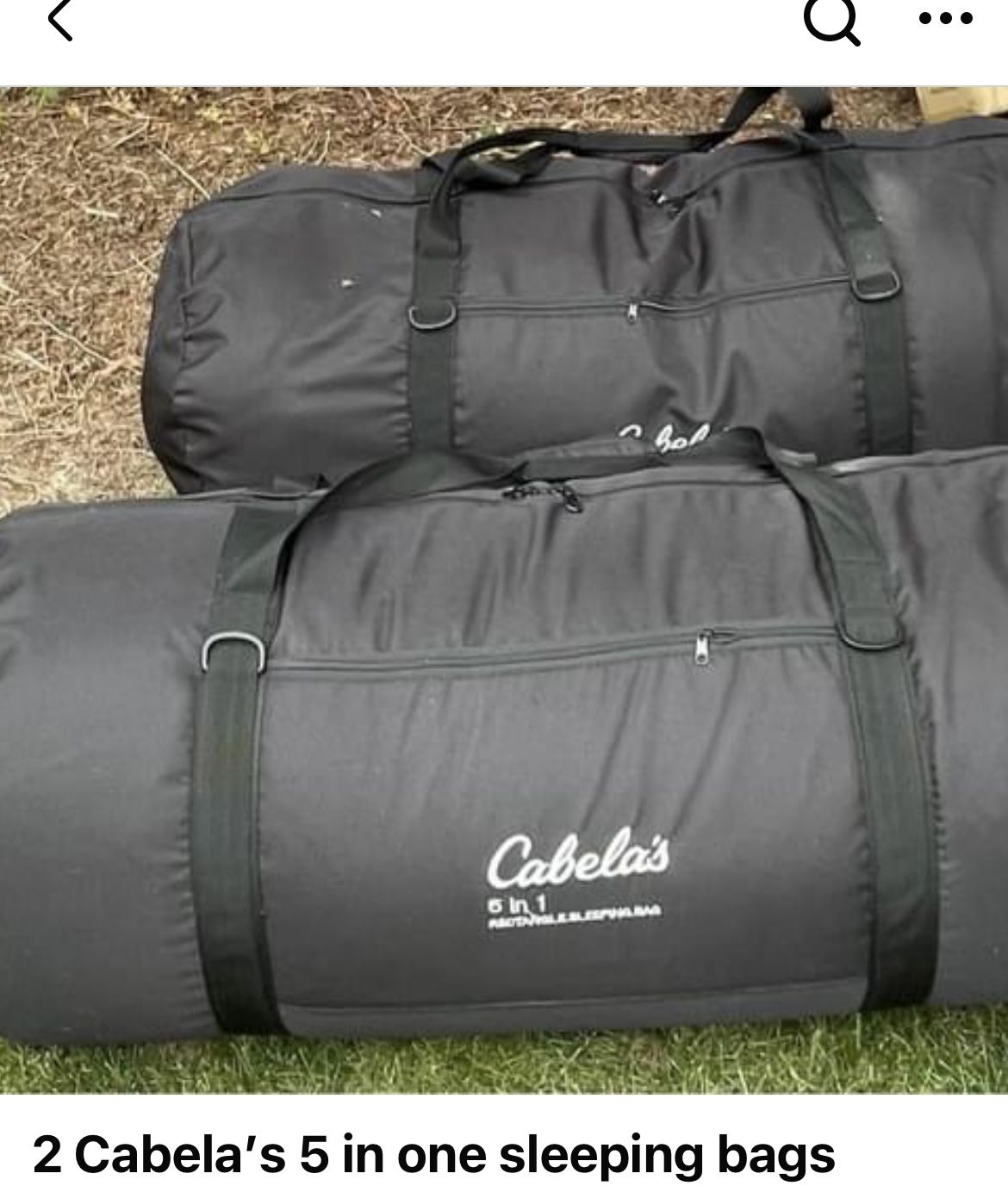 Cabella’s 5 In 1 Sleeping Bags