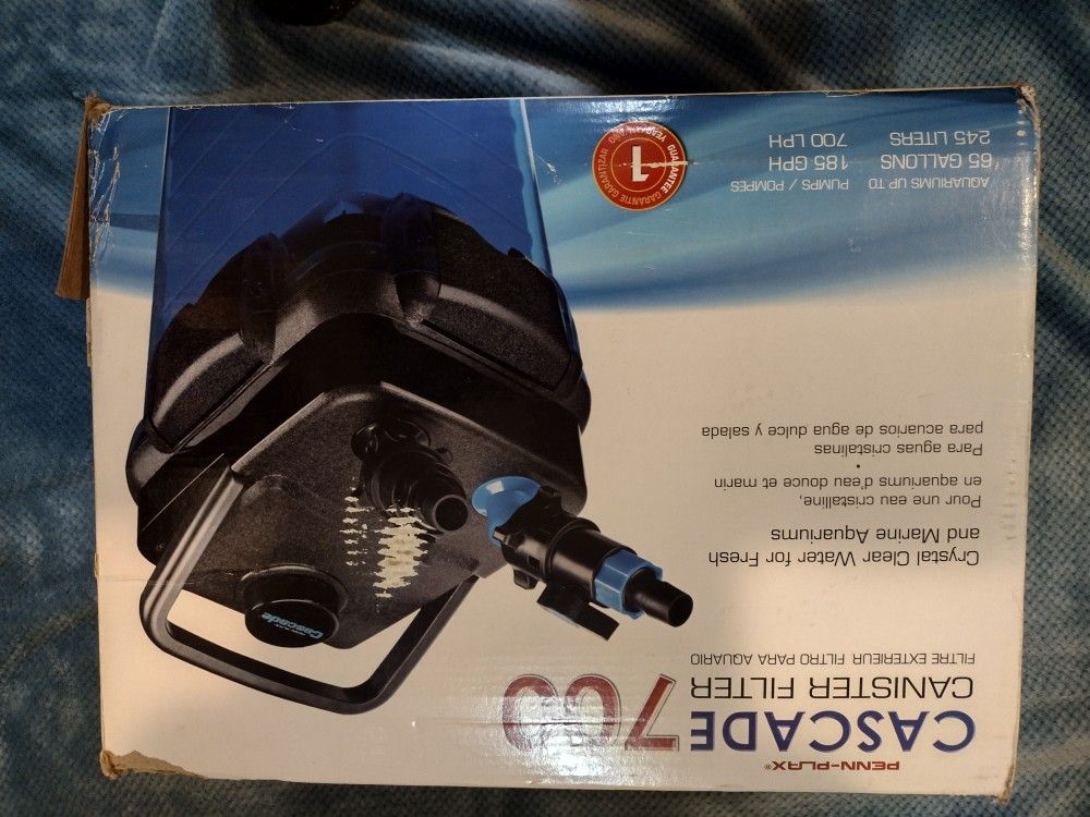 Cascade 700 Canister Filter For Fish Tank.