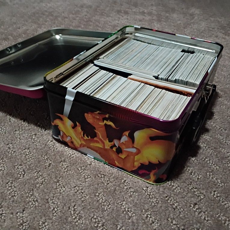 Pokemon Tin Filled With Yogioh Cards
