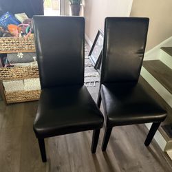 2  High back Chairs