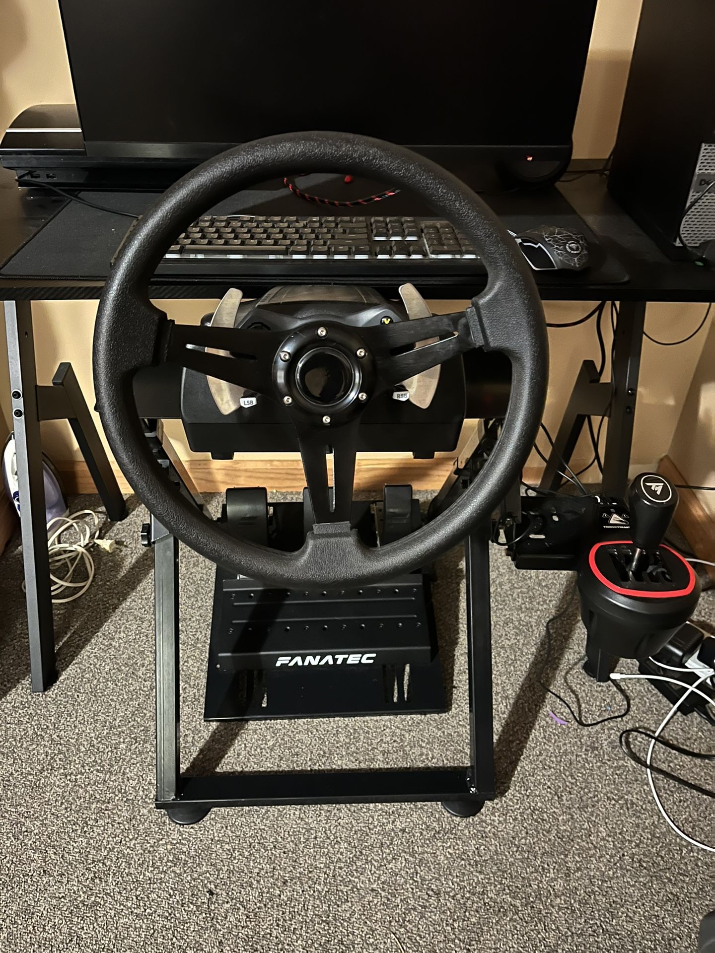 Logitech G920 FANATEC Pedals THURSTMASTER th8s Shifter 