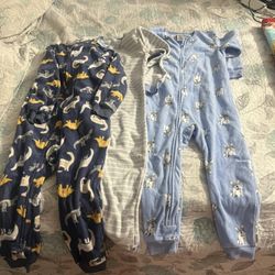 Boy Gerber Fleece Footless Pajamas