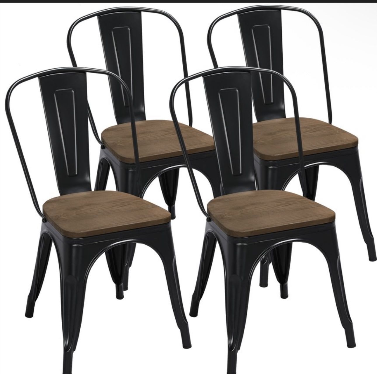 Set Of 4 Bar Stools 