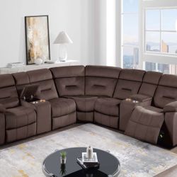 Sectional Power Reclining Sectional 