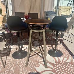 bar stools with table 