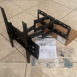 New In Box 26 32 37 42 47 52 55 60 65 Inch Swivel TV Television Wall Mount Tilt Bracket 100 Lbs Capacity 400x400 Max VESA