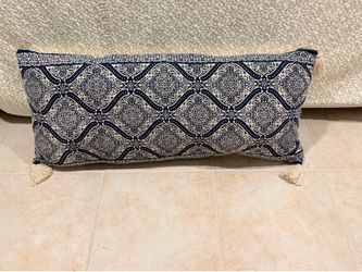Beautiful Blue & White Pillow