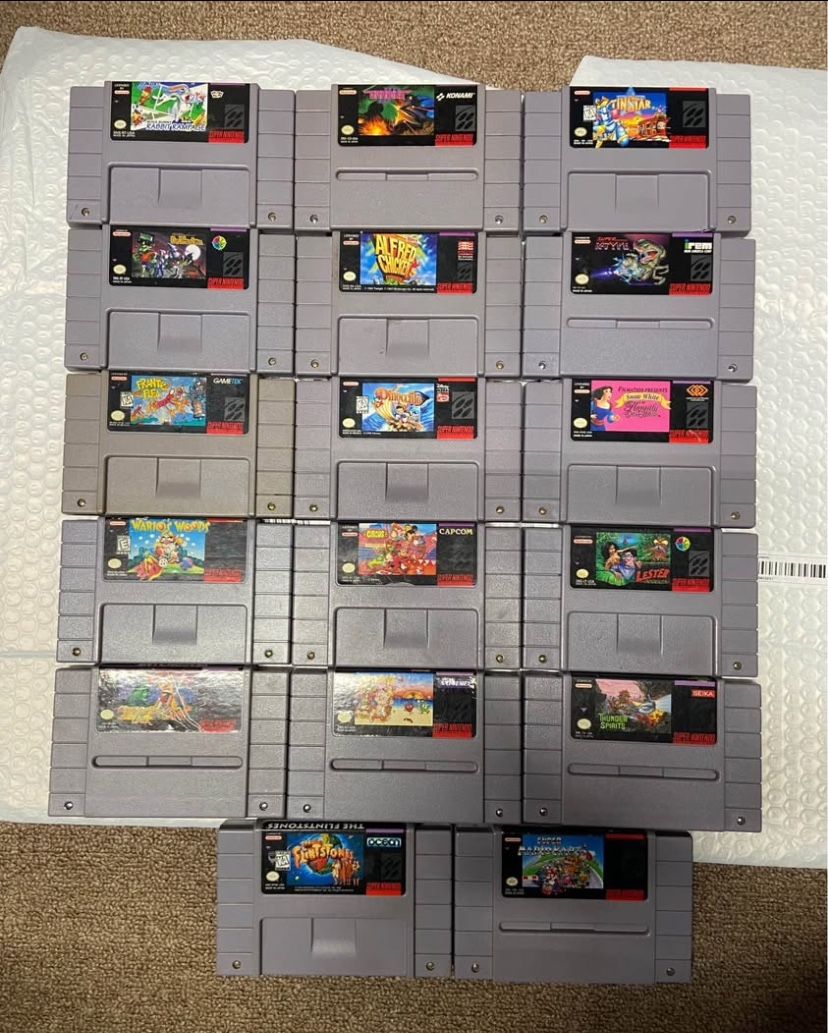 Súper Nintendo Games