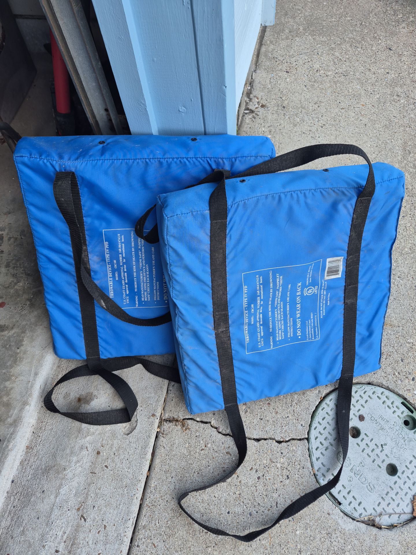 US Coastguard approved floatation cushions type 4