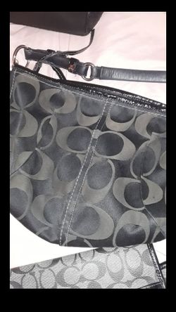 Black coach purse