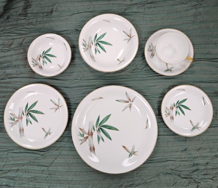 Vintage 1950's Noritake China "Canton Bamboo 5027"